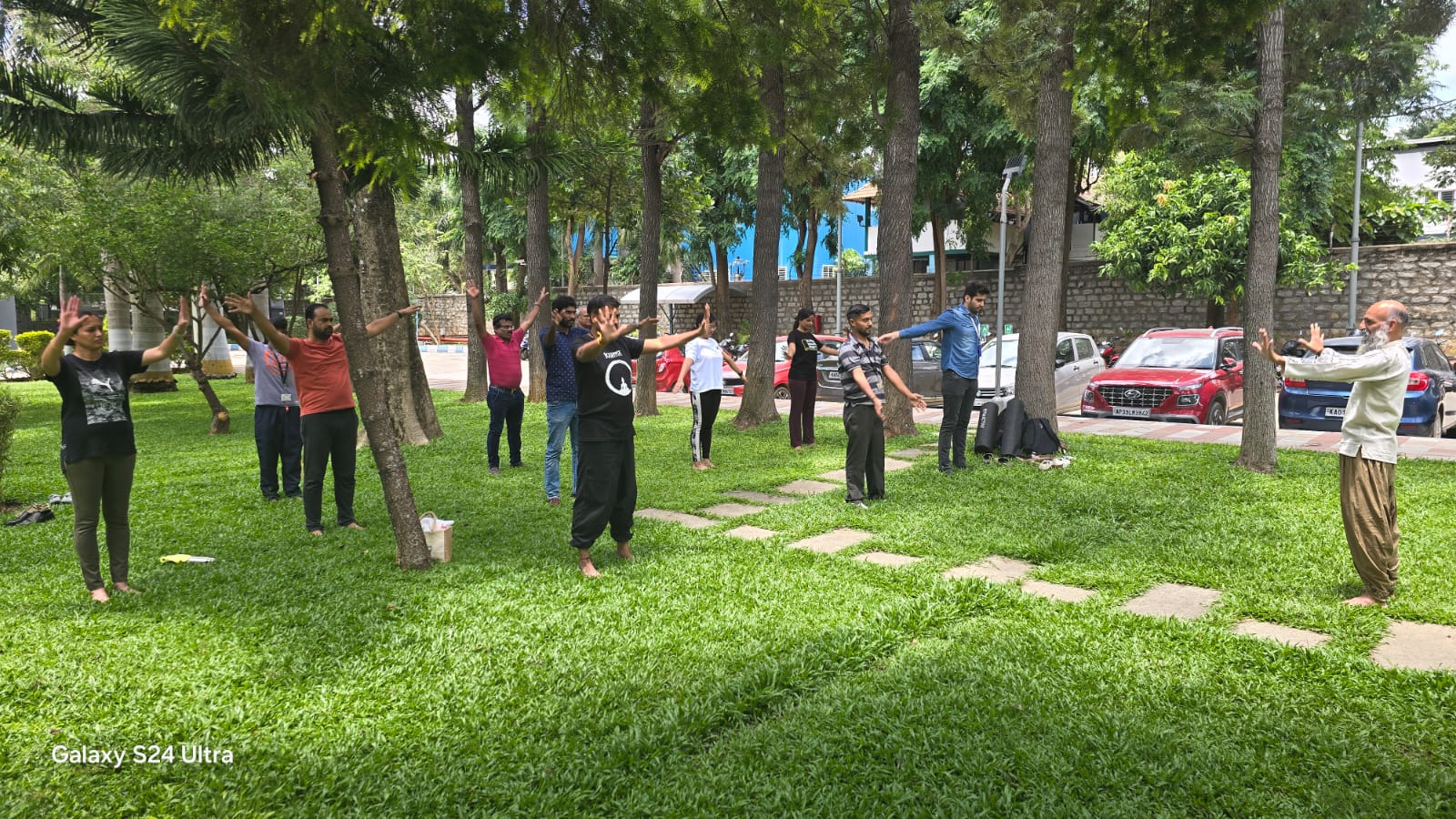 outdoor yoga