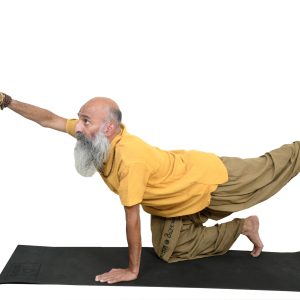 Srinath performing yoga form